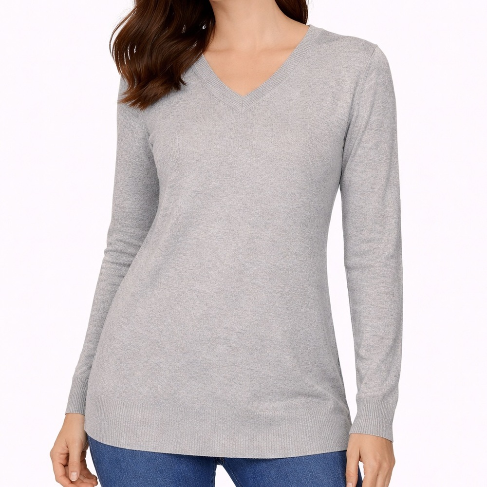 DKNY Jeans Lightweight V-Neck Sweater